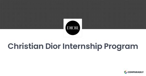 dior intern salary|christian dior internships.